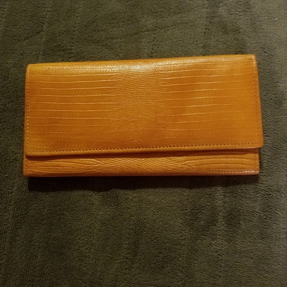 Vintage Handbags - Vintage crocodile wallet